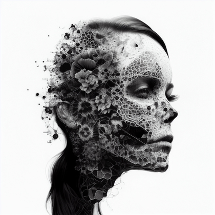 Skull Woman Image