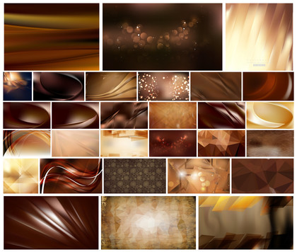 Exploring the Aesthetics of Brown: A Dive into Various Brown Vector Background Designs