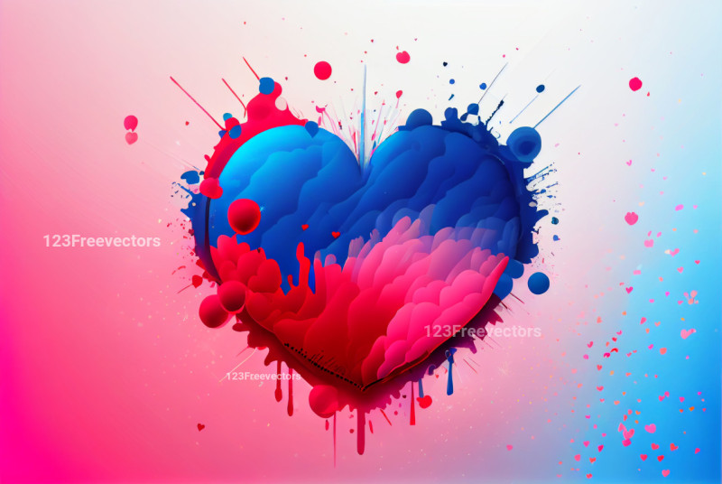 Valentines Day Holiday Background Greeting Card