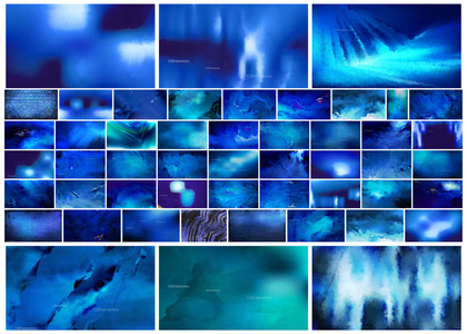 Immerse in Creativity: 50 Free High-Res Dark Blue Watercolor Backgrounds