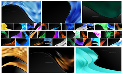 Tranquil Waves Unveiling 40+ Abstract Wave Business Background
