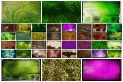 A Creative Collection of 40+ Brown, Green and Purple Textured Background Designs