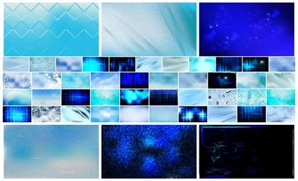 A Kaleidoscope of Blue Designs
