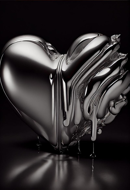 Chrome Broken Heart