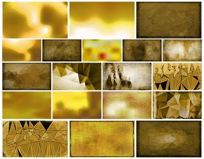 Dark Yellow Vintage Collection: A Creative Assortment of 40+ Grunge and Watercolor Backgrounds