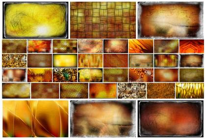 Captivating Dark Orange Texture Background Collection