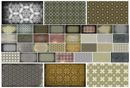 Creative Collection of Over 40+ Vintage Decorative Ornament Background Designs