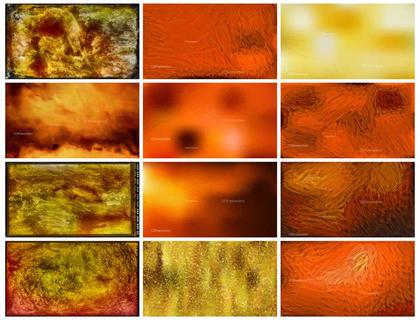 10+ Orange Glass Effect Painting Backgrounds and More