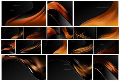 10+ Cool Brown Wave Business Background Designs for an Abstract and Creative Look