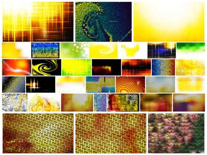 A Vivid Collection of 40+ Abstract Background Designs in Yellow Tones