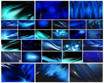 A Creative Collection of Cool Blue Background Designs