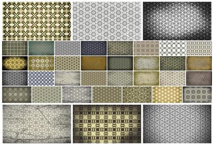 40+ Stunning Black, Brown, and Blue Ornament Background Patterns – A Creative Collection
