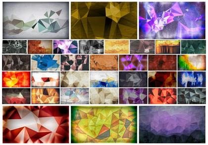 Discover a Dazzling Array of Grunge Polygon Backgrounds