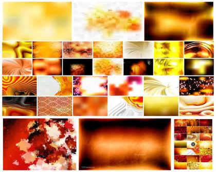 Vibrant and Versatile: A Collection of Orange Background Designs