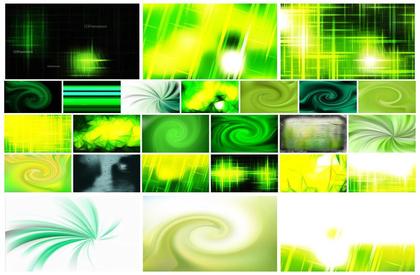 A Creative Collection: 25+ Abstract Green Background Designs
