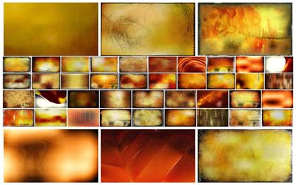 Captivating Dark Orange Textured Background Collection
