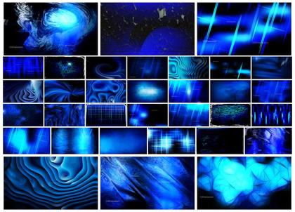 Cool Blue Collection: Abstract Backgrounds, Texture, and More!