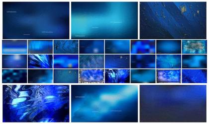 Blue Background Designs: A Creative Collection of 30 Abstract Dark Blue Glass Effect Paint, Cracked Texture, and Watercolor Backgrounds