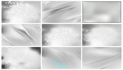 Collection of Abstract Light Grey Background Designs
