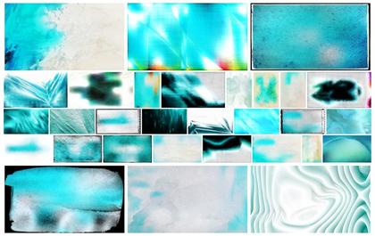 30+ Abstract Turquoise and White Texture Background Designs