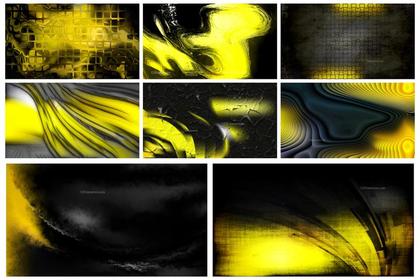 Captivating Cool Yellow Abstract Texture Background Designs