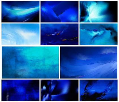 Discover the Artistry of Cool Blue Aquarelle Background Designs