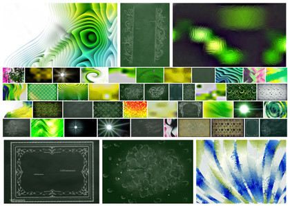 50 Creative Green Background Designs for Your Inspiration