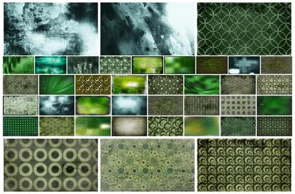 Creative Collection: Dark Green Grunge Background Designs