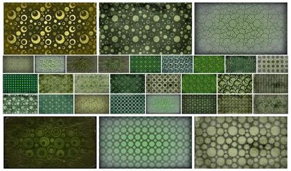 Discover the Enchanting Dark Green Circle Background Patterns