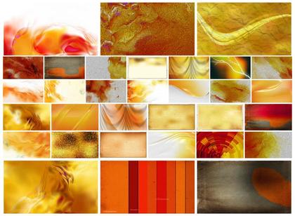 Vibrant Orange: A Collection of Creative Background Designs