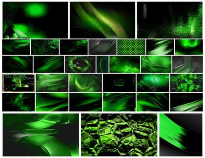 Creative Collection: Cool Green Background Designs