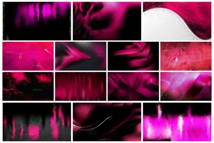 Cool Pink Watercolor Background Collection