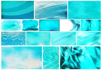 Captivating Cyan: A Dazzling Collection of 15 Abstract Designs