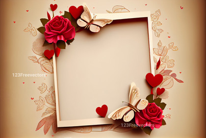 Beautiful Valentines Day Greeting Card