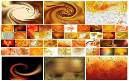 Captivating Orange: A Creative Collection of Vibrant Background Designs