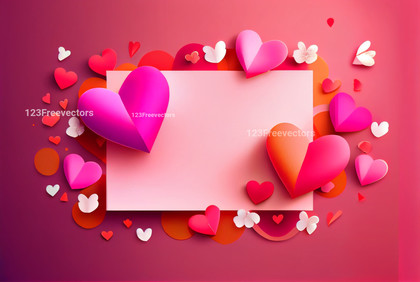 Valentines Day Holiday Background Greeting Card