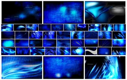 Cool Blue Abstract Backgrounds: A Creative Collection
