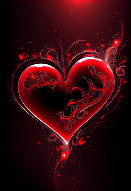 Red Hearts Happy Valentines Day Background