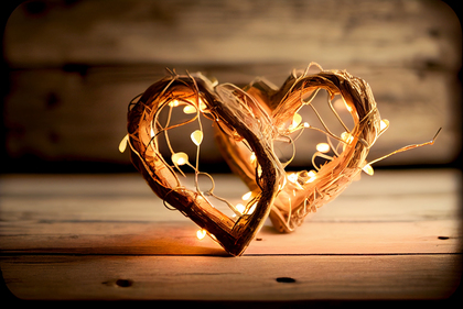 Valentines Heart Fairy Lights