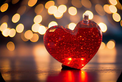 Valentines Heart Fairy Lights