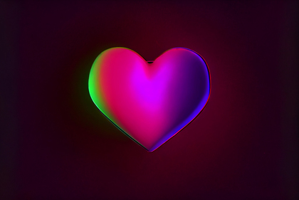 Valentine Heart Neon Effect