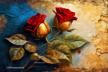 Valentines Day Oil Painting Background