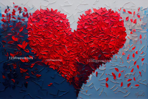 Valentines Day Oil Painting