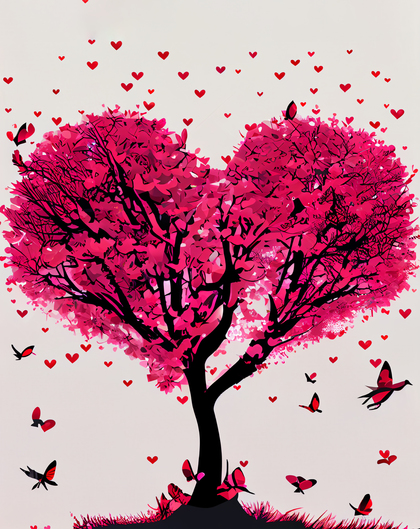 Heart Symbol Tree