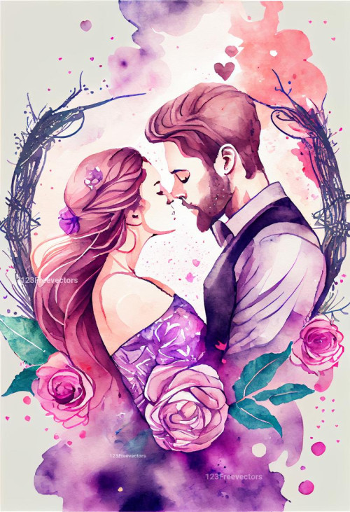 Valentines Day Watercolor