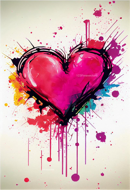 Valentines Day Watercolor