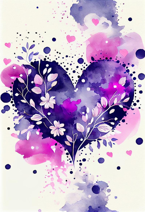Valentines Day Watercolor