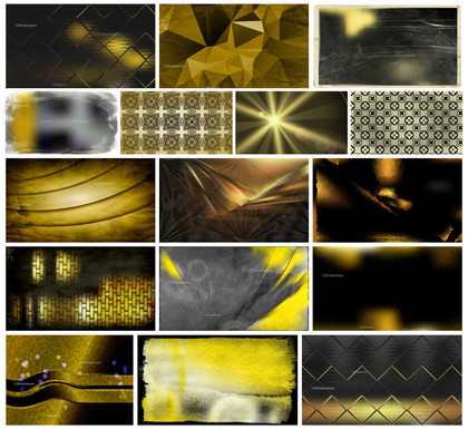 Golden Elegance: 16 Free High-Resolution Black and Gold Backgrounds