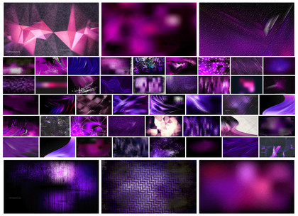 Unleash Your Creativity with this Inspiring Collection of Purple and Black Design Backgrounds