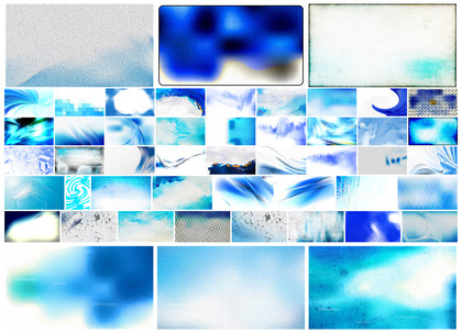 Blue and White Abstract Designs: A Creative Collection of 40+ High-Quality Images